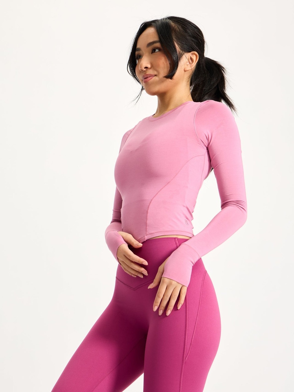 BuffBunny Bloom Long Sleeve Baby Tee